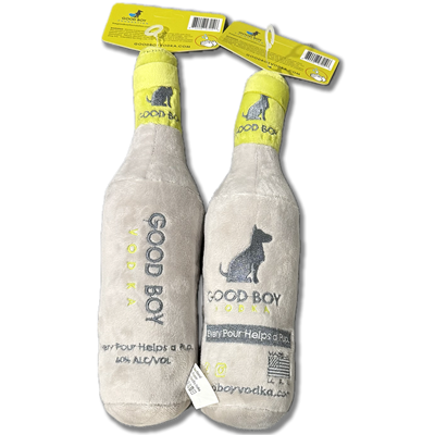 Good Boy Vodka Bottle - Squeaky Dog Toy