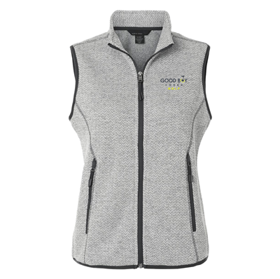 North End Women's Jasper Jacquard Fleece Vest