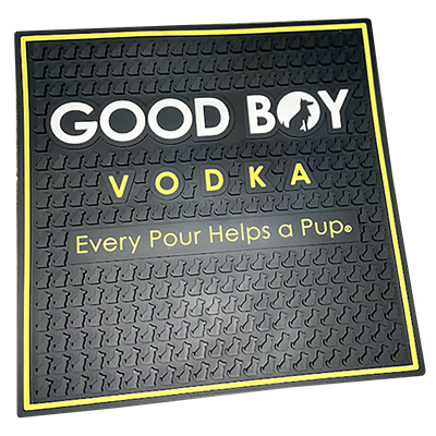 Good Boy Vodka Rubber Bar Mat