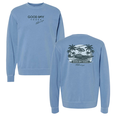 Unisex Midweight Pigment-Dyed Crewneck Sweatshirt - Racing
